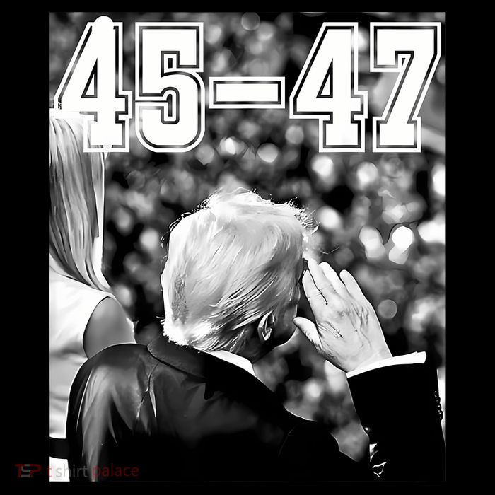4547 President Trump Military Salutes On Final Vintage Flatbill Hat