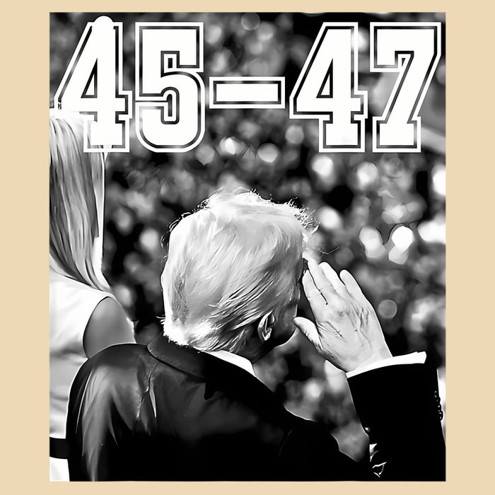 4547 President Trump Military Salutes On Final Vintage Bag