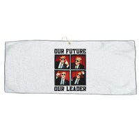 47th President Trump Second Term Our Future Our Leader Trump Large Microfiber Waffle Golf Towel