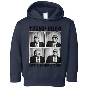 47th President Trump Second Term LetS Finish This Trump Toddler Hoodie