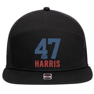 47th President Usa Harris Retro 7 Panel Mesh Trucker Snapback Hat