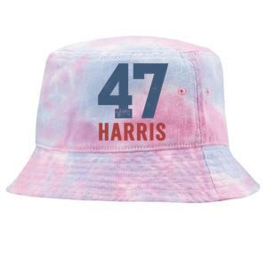 47th President Usa Harris Retro Tie-Dyed Bucket Hat