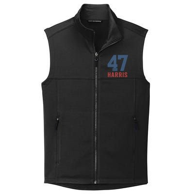 47th President Usa Harris Retro Collective Smooth Fleece Vest