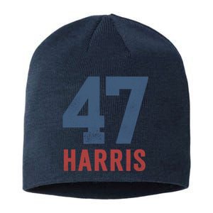 47th President Usa Harris Retro Sustainable Beanie