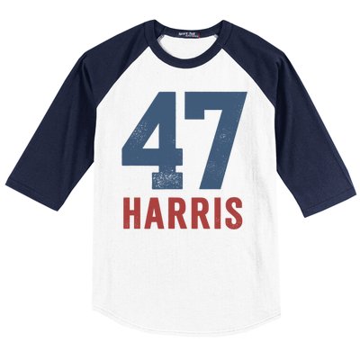 47th President Usa Harris Retro Baseball Sleeve Shirt