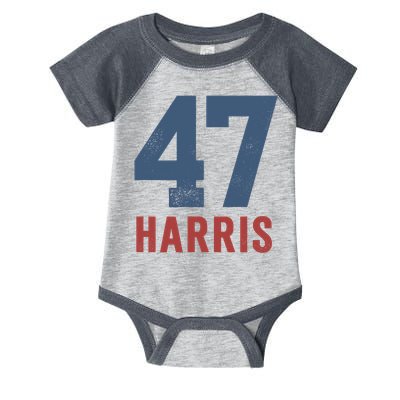 47th President Usa Harris Retro Infant Baby Jersey Bodysuit