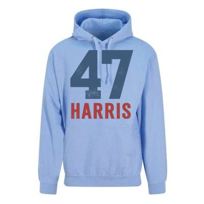 47th President Usa Harris Retro Unisex Surf Hoodie