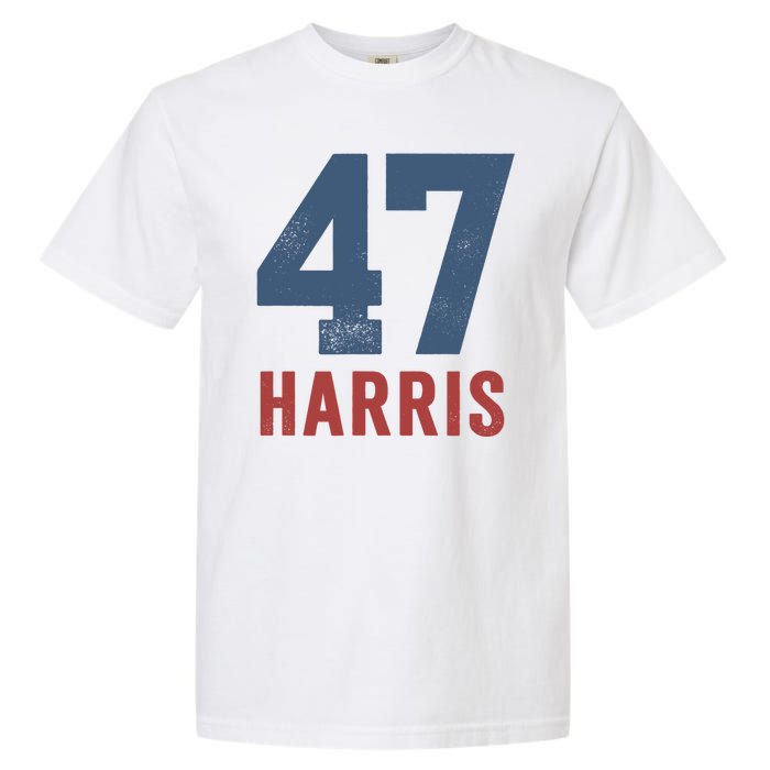 47th President Usa Harris Retro Garment-Dyed Heavyweight T-Shirt