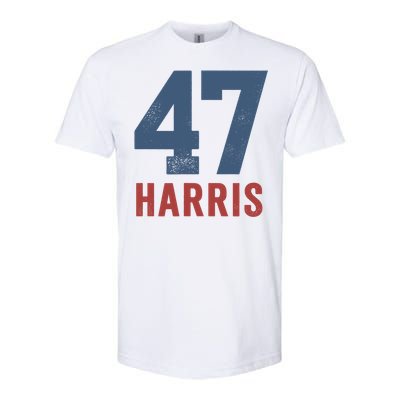 47th President Usa Harris Retro Softstyle® CVC T-Shirt