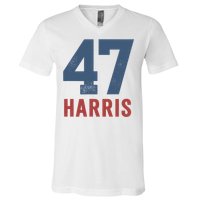 47th President Usa Harris Retro V-Neck T-Shirt