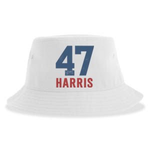 47th President Usa Harris Retro Sustainable Bucket Hat