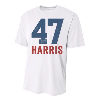 47th President Usa Harris Retro Performance Sprint T-Shirt