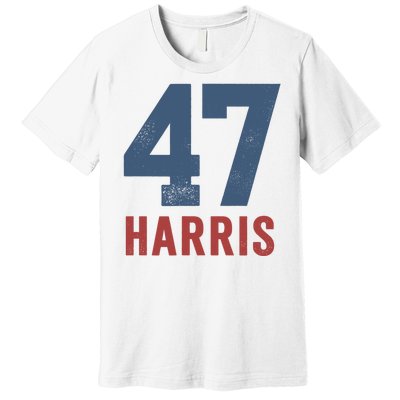 47th President Usa Harris Retro Premium T-Shirt