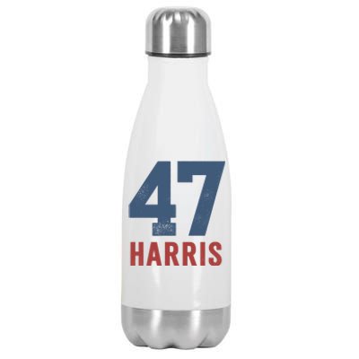 47th President Usa Harris Retro Stainless Steel Insulated Water Bottle