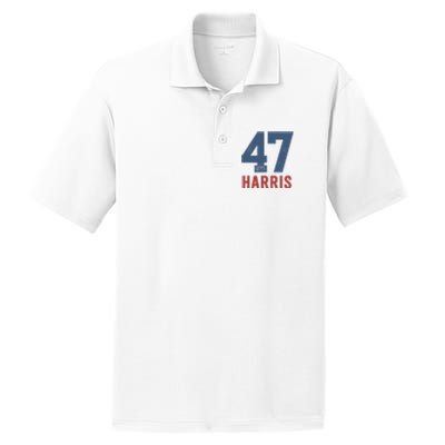 47th President Usa Harris Retro PosiCharge RacerMesh Polo