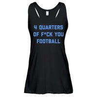 4 Quarters Of F You Football Ladies Essential Flowy Tank