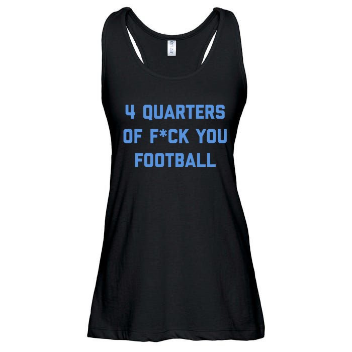 4 Quarters Of F You Football Ladies Essential Flowy Tank