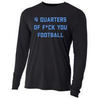 4 Quarters Of F You Football Cooling Performance Long Sleeve Crew