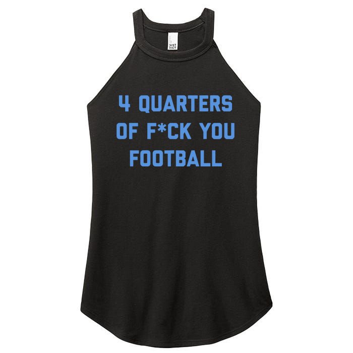 4 Quarters Of F You Football Women's Perfect Tri Rocker Tank