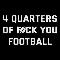 4 Quarters Of F You Football 7-Panel Snapback Hat