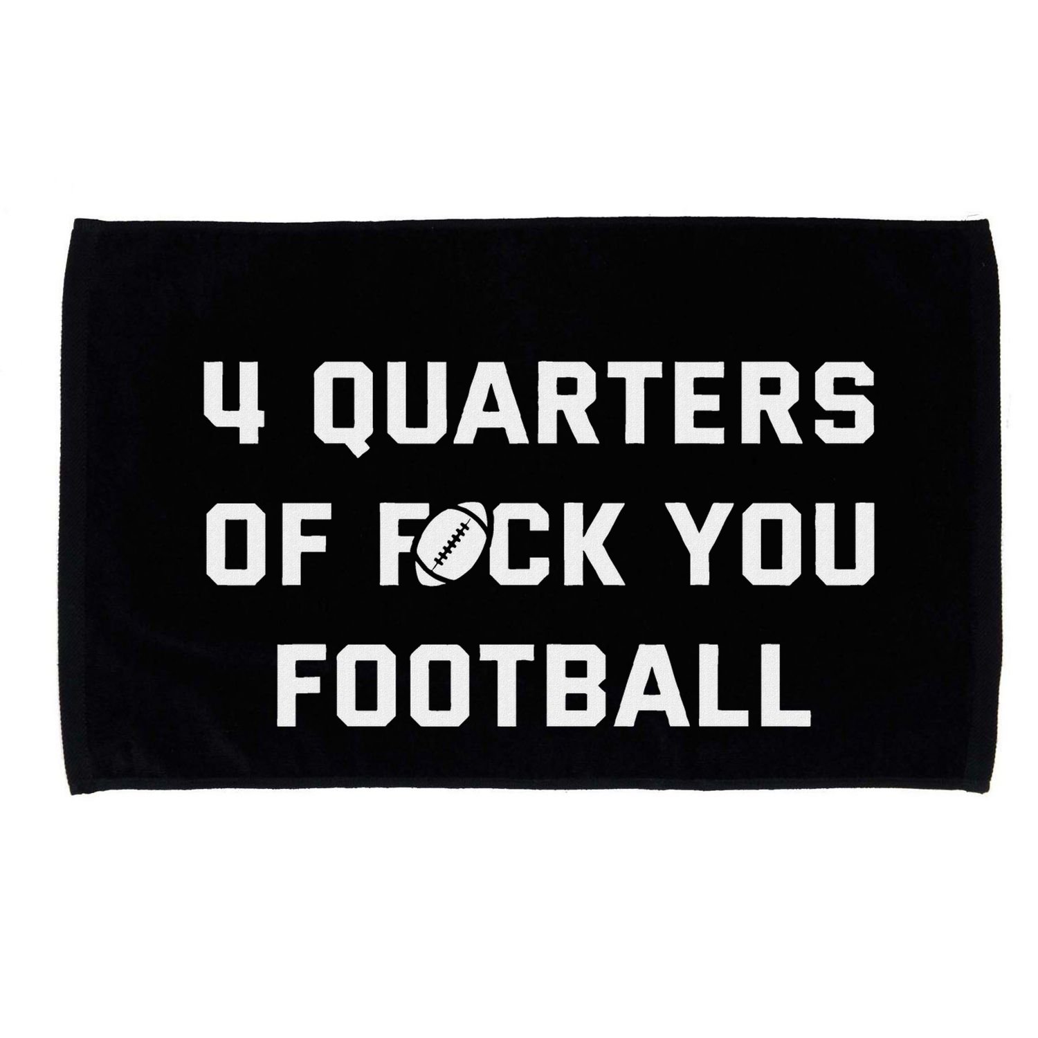4 Quarters Of F You Football Microfiber Hand Towel