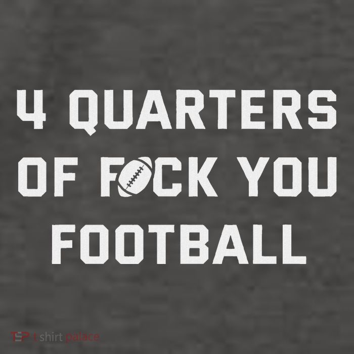 4 Quarters Of F You Football Vector Backpack