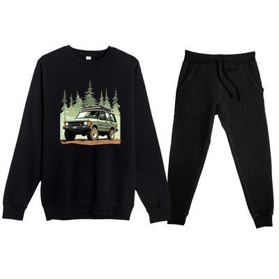 4x4 Rover Premium Crewneck Sweatsuit Set