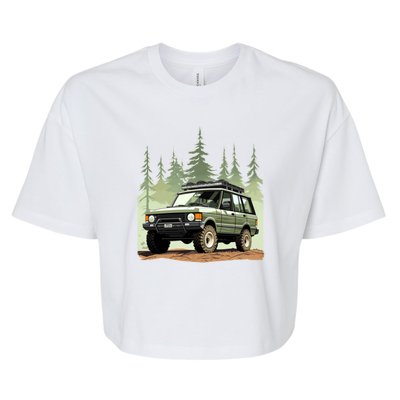 4x4 Rover Bella+Canvas Jersey Crop Tee