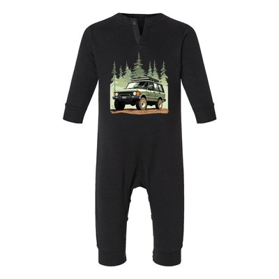 4x4 Rover Infant Fleece One Piece