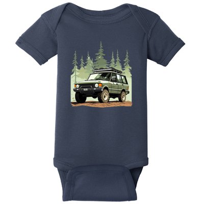 4x4 Rover Baby Bodysuit