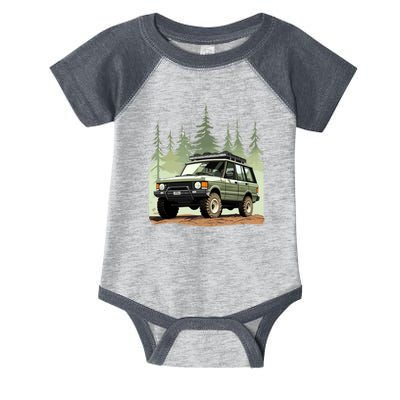 4x4 Rover Infant Baby Jersey Bodysuit