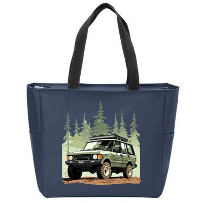 4x4 Rover Zip Tote Bag