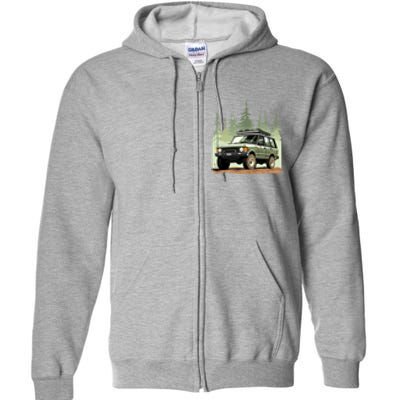 4x4 Rover Full Zip Hoodie