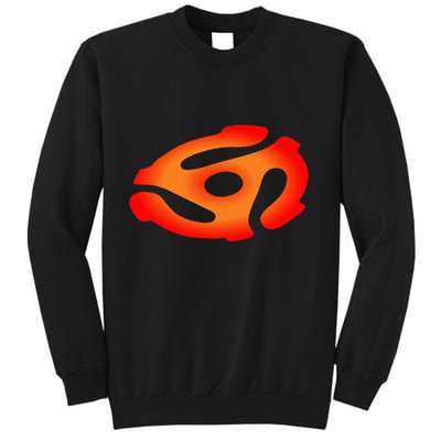 45 Rpm Adapter Vinyl Record Sweatshirt