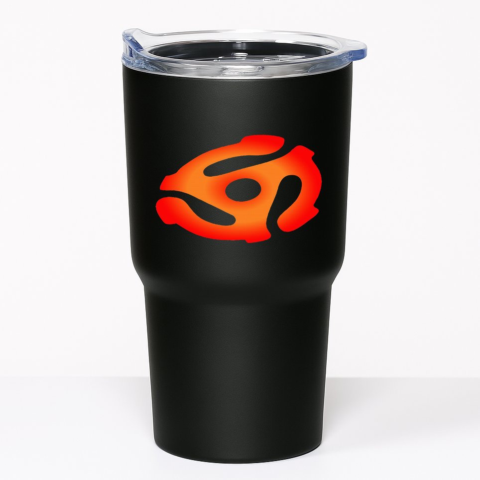 45 Rpm Adapter Vinyl Record Tumbler