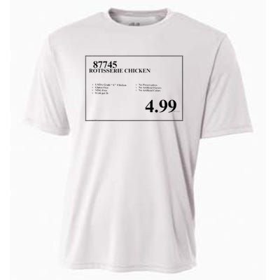 4.99 Rotisserie Chicken Sign Cooling Performance Crew T-Shirt