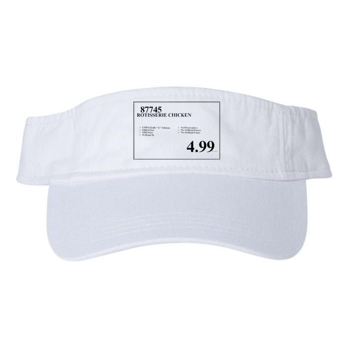 4.99 Rotisserie Chicken Sign Valucap Bio-Washed Visor