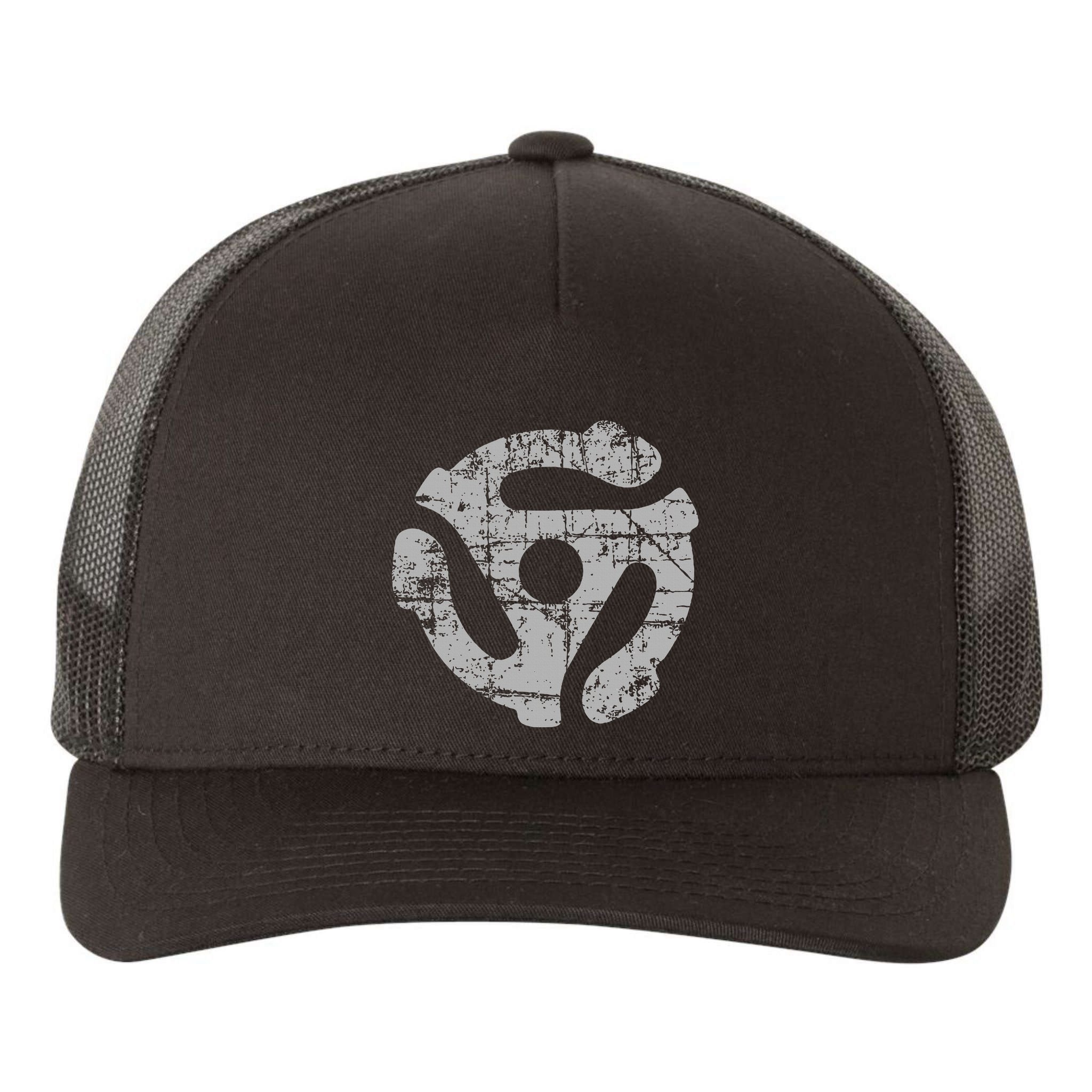 45 Rpm Record Adapter Turntable Yupoong Adult 5-Panel Trucker Hat