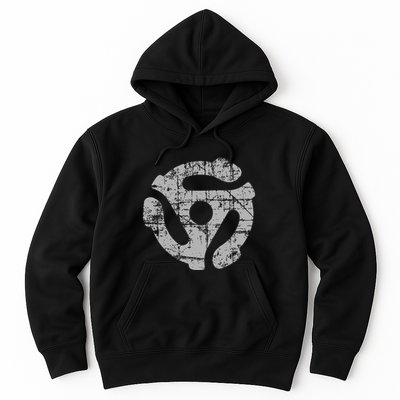 45 Rpm Record Adapter Turntable Hoodie