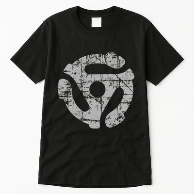 45 Rpm Record Adapter Turntable Tall T-Shirt