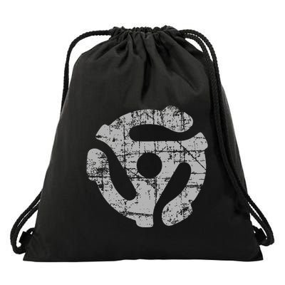 45 Rpm Record Adapter Turntable Drawstring Bag
