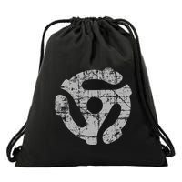 45 Rpm Record Adapter Turntable Drawstring Bag