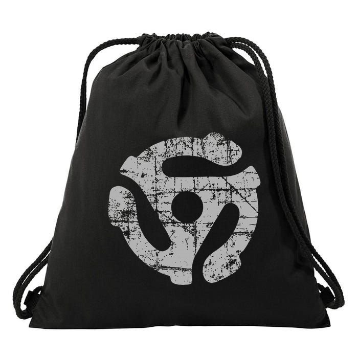45 Rpm Record Adapter Turntable Drawstring Bag