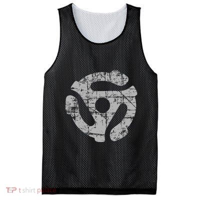 45 Rpm Record Adapter Turntable Mesh Reversible Basketball Jersey Tank