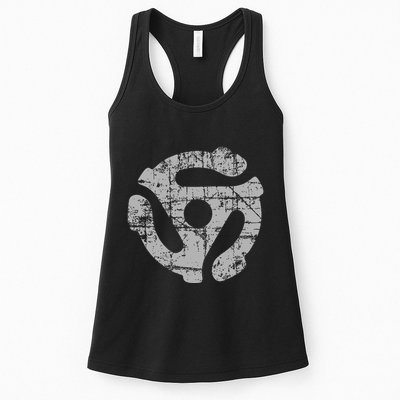 45 Rpm Record Adapter Turntable Womens Tank Top