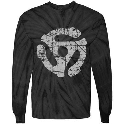 45 Rpm Record Adapter Turntable Tie-Dye Long Sleeve Shirt