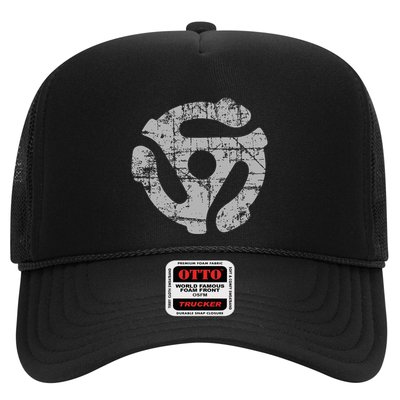 45 Rpm Record Adapter Turntable Trucker Hat
