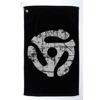 45 Rpm Record Adapter Turntable Golf Towel