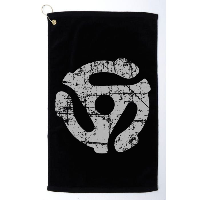 45 Rpm Record Adapter Turntable Golf Towel