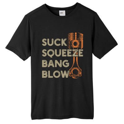 4 Stroke Cycle Suck Squeeze Bang Blow Piston Mechanic Gift Tall Fusion ChromaSoft Performance T-Shirt